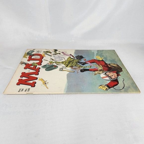 Mad Magazine Issue‎ #106 October 1966 Alfred Skydiver EC Norman Mingo Cover Rare - Picture 4 of 6